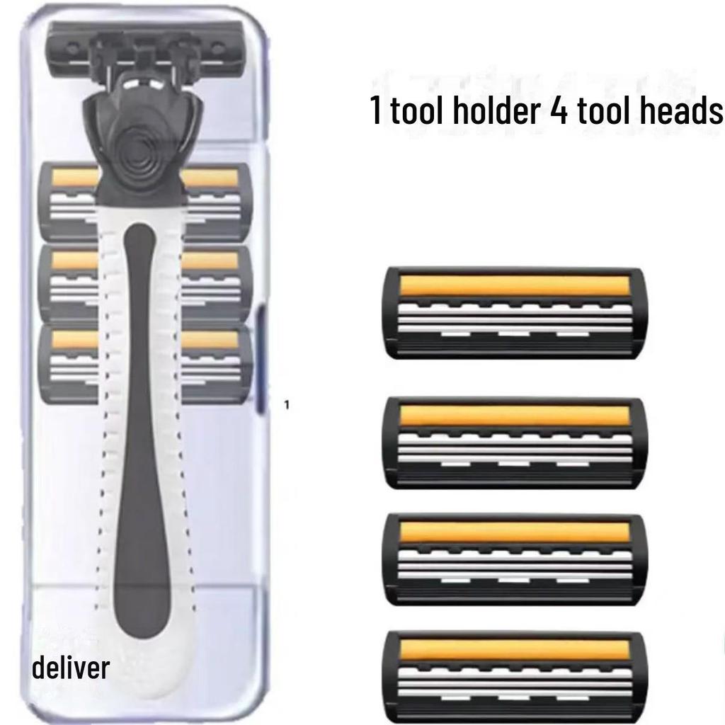 Men's Three-Layer Stainless Steel Manual Razor Blade