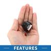 A ABSOPRO 3 Pin Wiper Spray Washer Connector Plug Number: