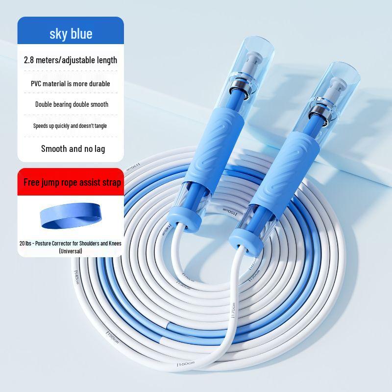 Jianli Tangle-Free Dual Bearing Skipping Rope for Students