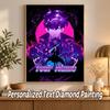 Solo Leveling Custom Name Text 5D Diamond Painting Kit DIY Full Drill Diamond Art Decoration