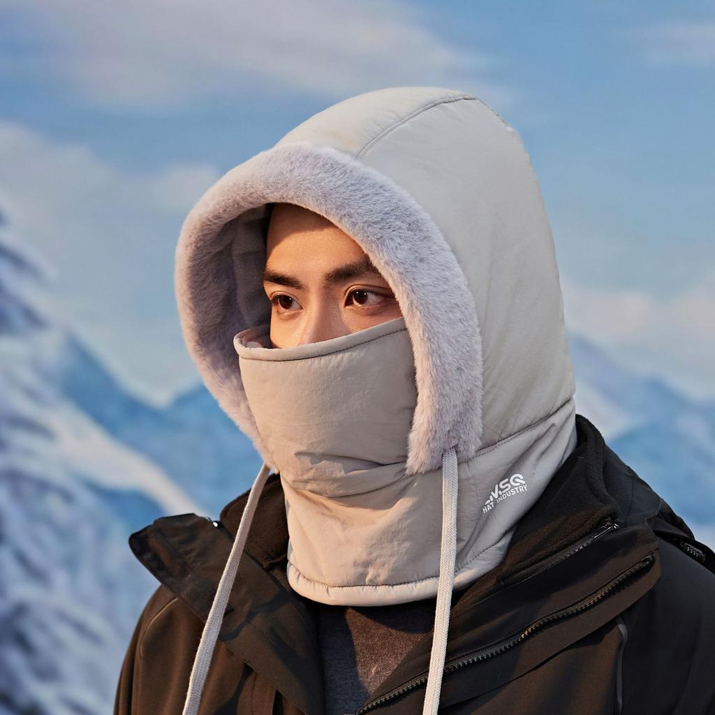 Ear protectors Men's fleece warm outdoor ski caps Women's riding windproof snow hat trend