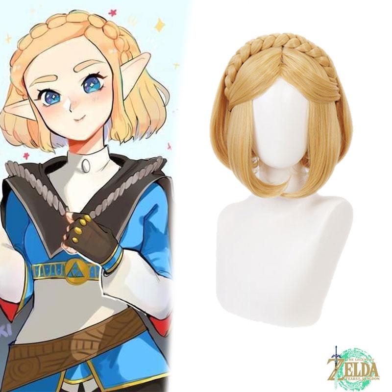 Wild And Adventurous Princess Zelda Short Wig For Cosplay Perfect For Any Skin Tone And Face Shape