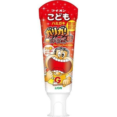 Lion Garigari-kun Toothpaste, Cola Flavor, 40g, for Children