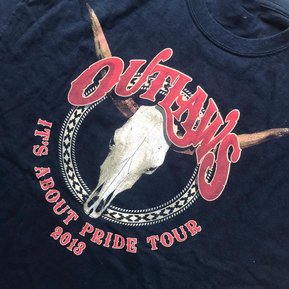 

The Outlaws Band It s About Pride Unisex Black Cotton FUll Size S-5XL Unisex T-Shirt XXXXL