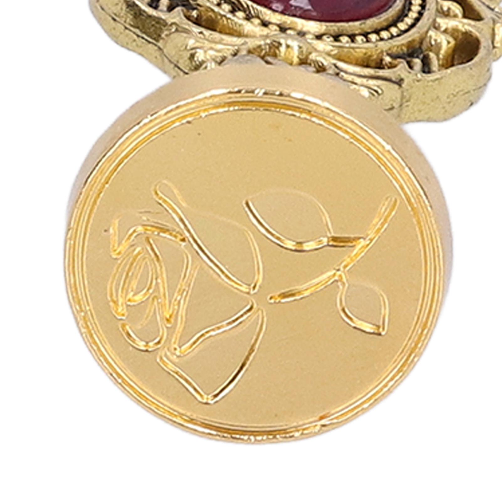 Vintage Sealing Gift Box Clear Imprints Exquisite Packaging Detachable Handle Beautiful Patterns   Sealing Wax