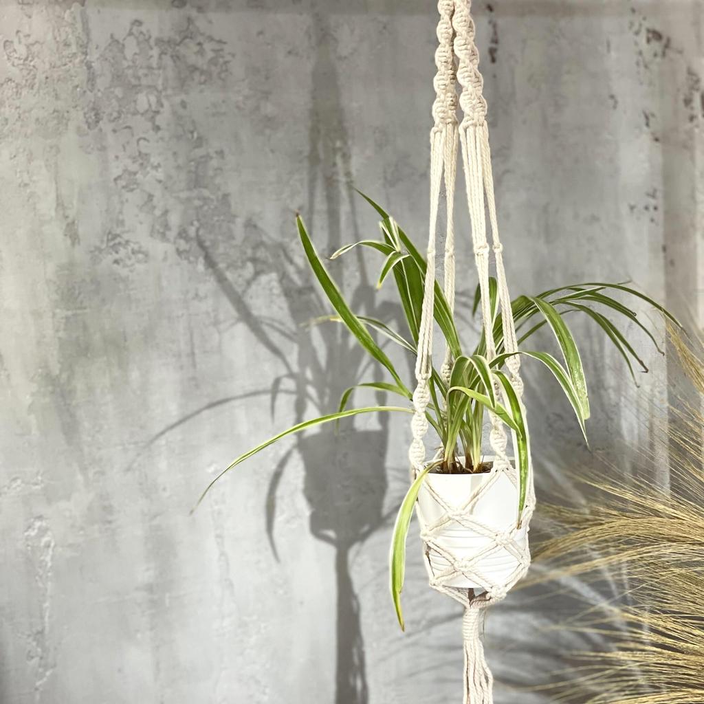 Macrame Pot Holder Extra Long Large