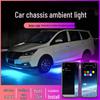 Colorful Sound-Control LED Car Chassis Lights with App & Music Rhythm