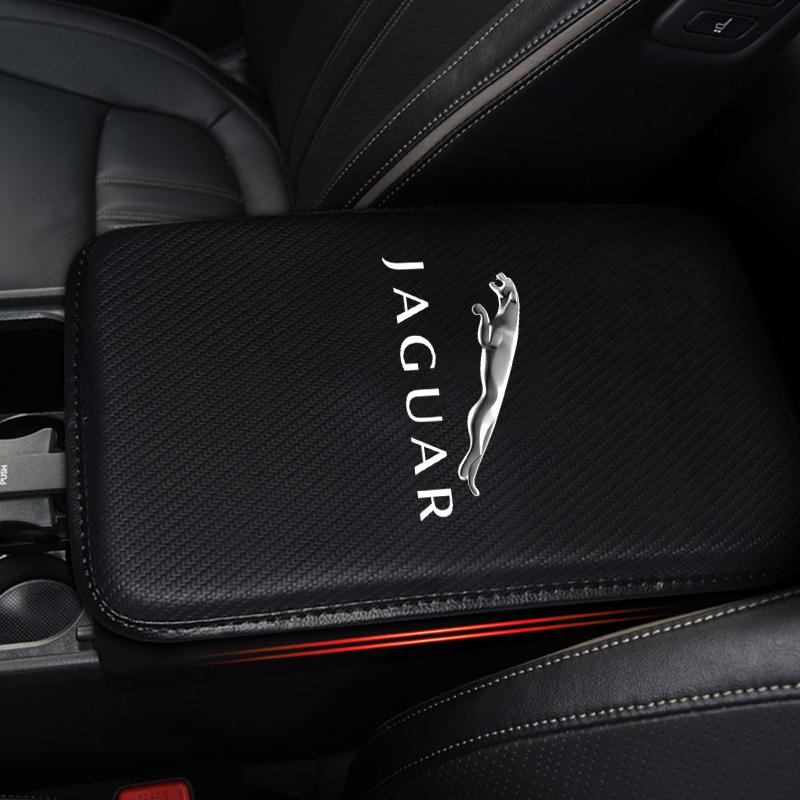 Car Storage Box Cover Pad Armrest Mat Center Console Arm Rest Protection Cushionionn For Jaguar XF XJ XE S-Type F-Type X-Type F-Pace I-Pace E-Pace XFR