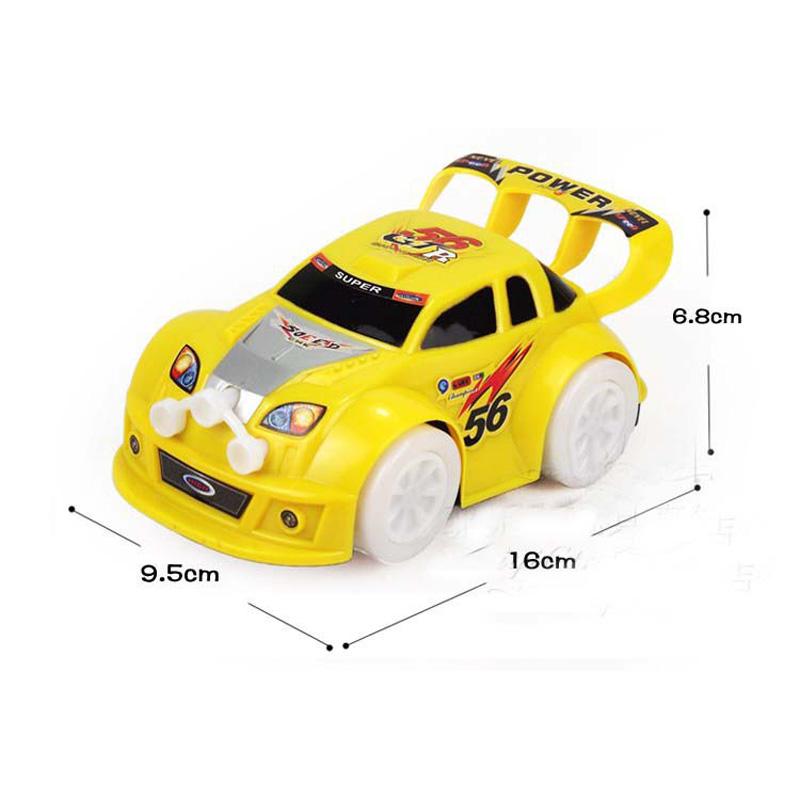 Funny Flashing Music Racing Car Electric Automatic Toy Boy Kid Birthday Gift New