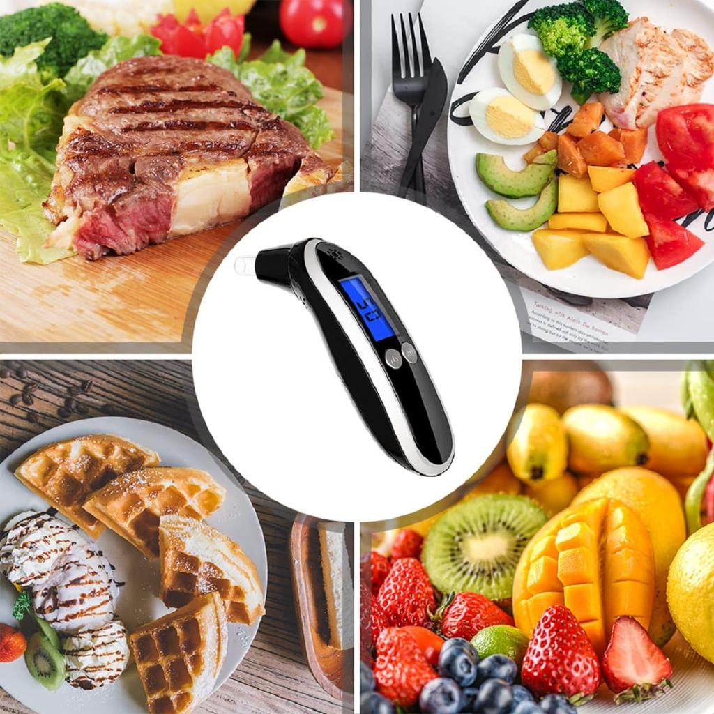 Ketosis Ketone Breath Meter Misuratore portatile del respiro del chetone Misuratore del corpo chetonico Misuratore dell'acetone con 10 bocchini [restrizione dei carboidrati]