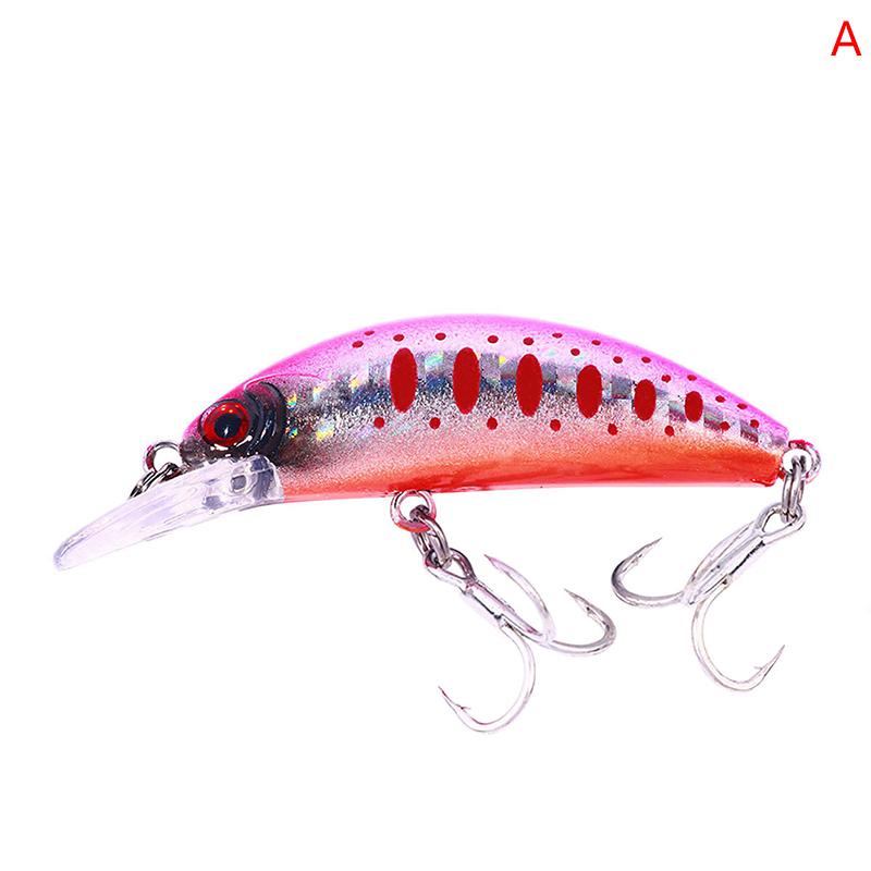 1Pcs Mini Sinking Minnow Fishing Lures 60Mm 5.5G Perch Wobblers Hard Deep Diving Artificial Bait Tackle