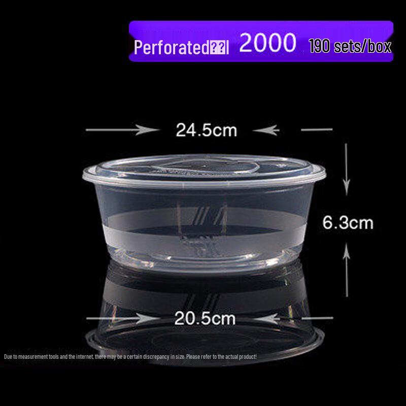 Levozy Disposable Large Capacity Food Containers