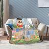 Crayon Shin-chans Cartoon Anime Blanket Warm Cozy Fluffy  Throw Blankets for Couch 50x60 Inch Multiple Sizes Rug Piece