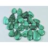 21Pcs Natural Green Malachite Pear Cabochon Loose Gemstone 253Cts. Lot C-478