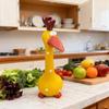 Whimsical Polka Dot Rooster Statue Resin Animals Collectible Figurines Indoor Outdoor Garden Decor Gift Expressing Joy