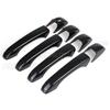 8PCS Set Door Handle Cover Carbon Printed With Keyhole for Chrysler/Jeep 2005-2010 Car Styling Accessories