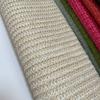 1 Yard PP Raffia Woven Fabric Breathable Eco-Friendly PP Straw Hand Knit Material Handmade DIY Beach Straw Hand Bag Material
