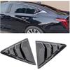 2PCS Car Rear Window Shutter Cover Trim Compatible For Cadillac CT5 Louver Side Vent Accessories(Gloss Black)