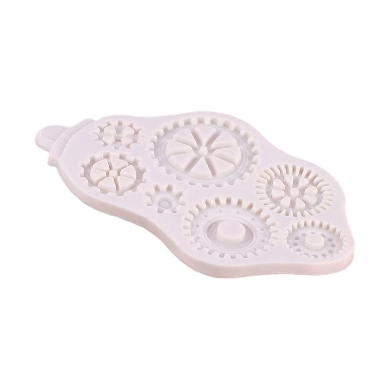Chocolate Moulds Gears Shaped Baking Molds Fondant Moulds Cake Molds Silicone Material Perfect Gift for DIY Baking Lover