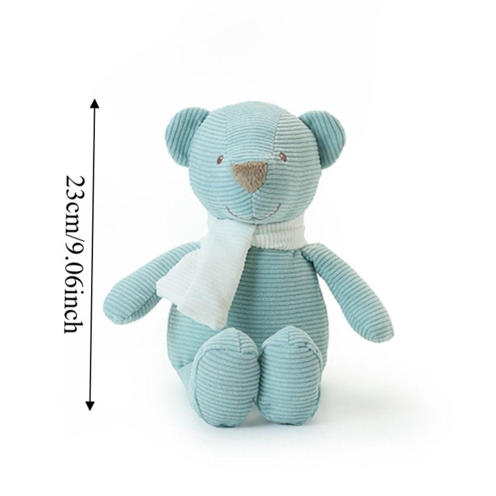 Knitted Bear Soothing Doll Soft Sleeping Toy Sleeping Mate Cartoon Stuffed Bear Room Decor