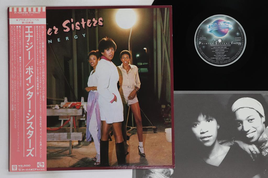 LP Record POINTER SISTERS - Energy P10599E PLANET 1978 Japan Obi Soul/Funk Used
