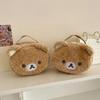 Plush Makeup Box Anime Relaxation Bear Makeup Bag Womens Jewelry Storage Bag Girls Storage Handbag Gift