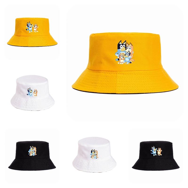 Stylish And Simple Bluey Fisherman Hat For Sun Protection