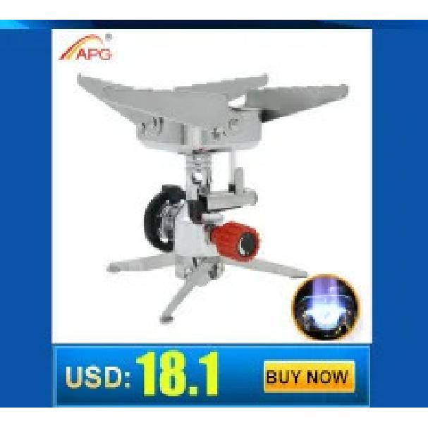 APG Portable 1400ml Cooking System Outdoor Hiking Camping Stove Heat Exchanger Pot Propane Gas Burners
