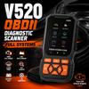 2026 V520 Scanner de Diagnostic Auto Obd2 Lecteur de Codes Moteur Auto Données en Temps Réel Réinitialisation 8 Langues Outil de Réparation Professionnel