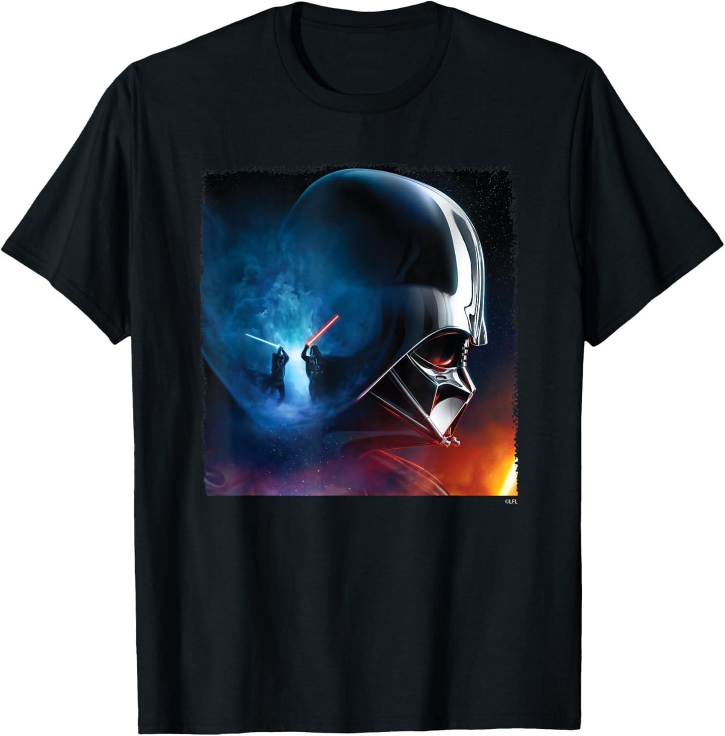 Star Wars Obi-Wan Kenobi vs Darth Vader T-Shirt Mens Womens Tees Top 3XL