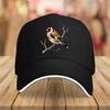Bird Pattern Cap 1 Unisex Colorful Bird Pattern Baseball Cap In Red Yellow and Black with Adjustable Fashionable Brim