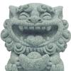 2x Mini Lion Statue Figurine Chinese Figurine Stone Sculpture Carving for Dollhouse Miniature Tabletop Entryway Garden Bedroom