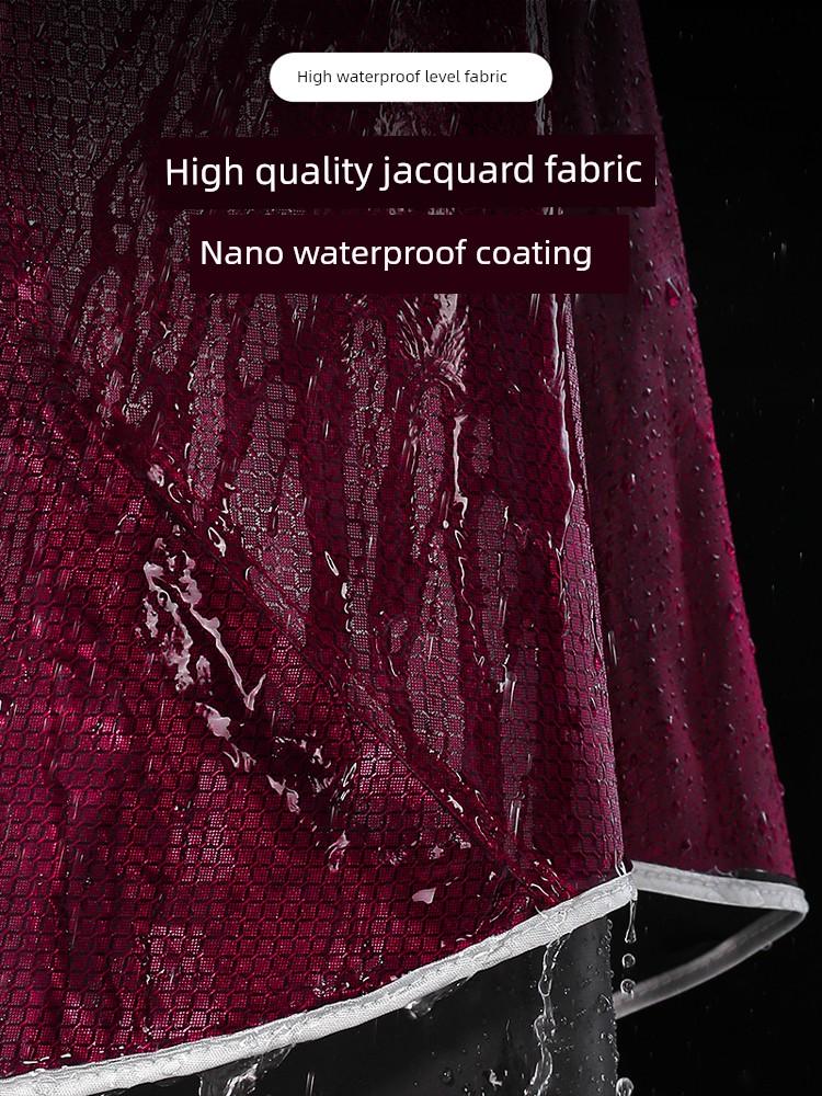 Raincoat for Electric Scooters, Long Style for Women, New Model for Men, Motorcycle-Specific, Single/Double Person, Enlarged Full-Body Rain Poncho