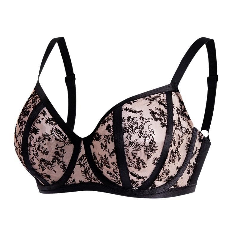 Plus Size Women Breathable Anti Sagging Full Coverage Side Support Shaping Bra