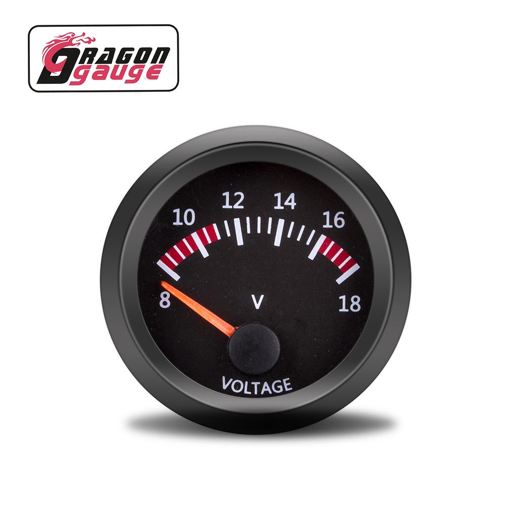2 Inches 52mm 12V Car Gauge Water Temp Oil Temp Oil Press PSI/Bar Voltmeter Boost Gauge EGT Gauge With Sensor Fit for 12V Car