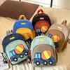 Kindergarten Cartoon Tank Car Schoolbag Super Light Children's Backpack Boys Girls Small Schoolbag