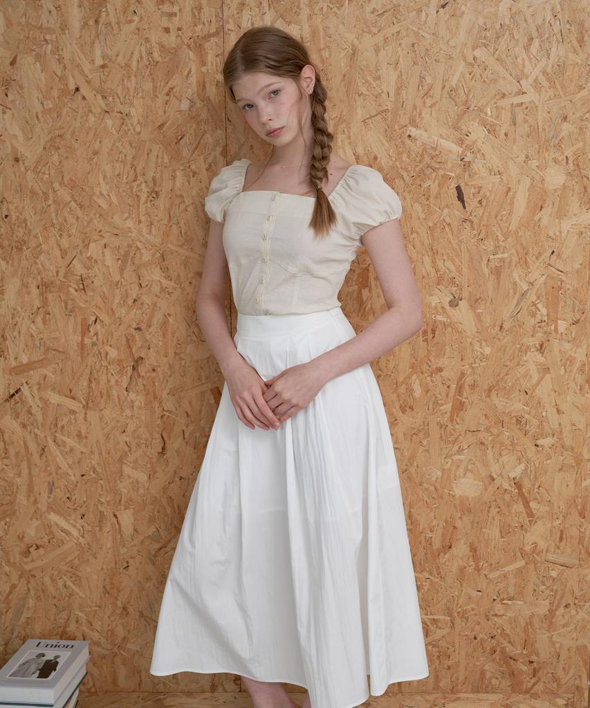 Peullobeu Half Flare Skirt_Wt