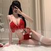 Yiyue Red New Year Christmas Bodysuit Lingerie Sleepwear 1105