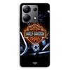 Phone Case - MANIACASE - Xiaomi Redmi Note 13 4G - Silicone TPU - Black - Harley Davidson Pattern