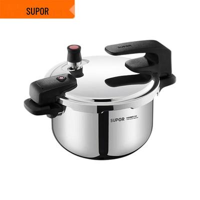 SUPOR 5L 304 Stainless Steel Pressure Cooker with Standable Lid