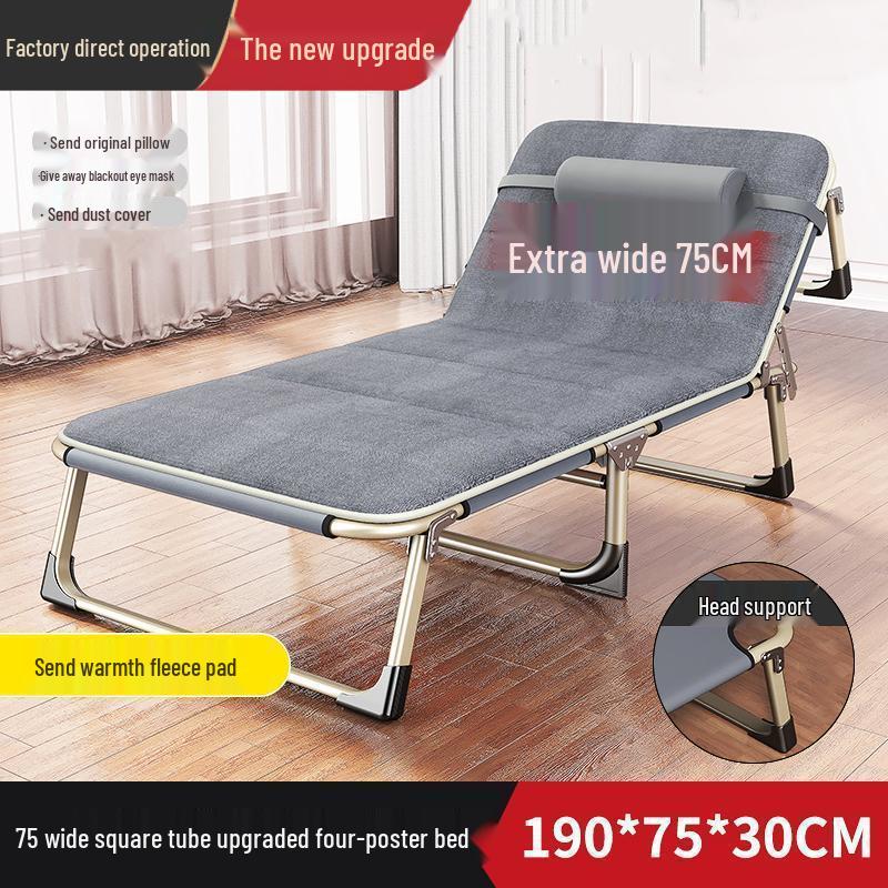 Portable Folding Recliner Bed for Office, Home, or Camping