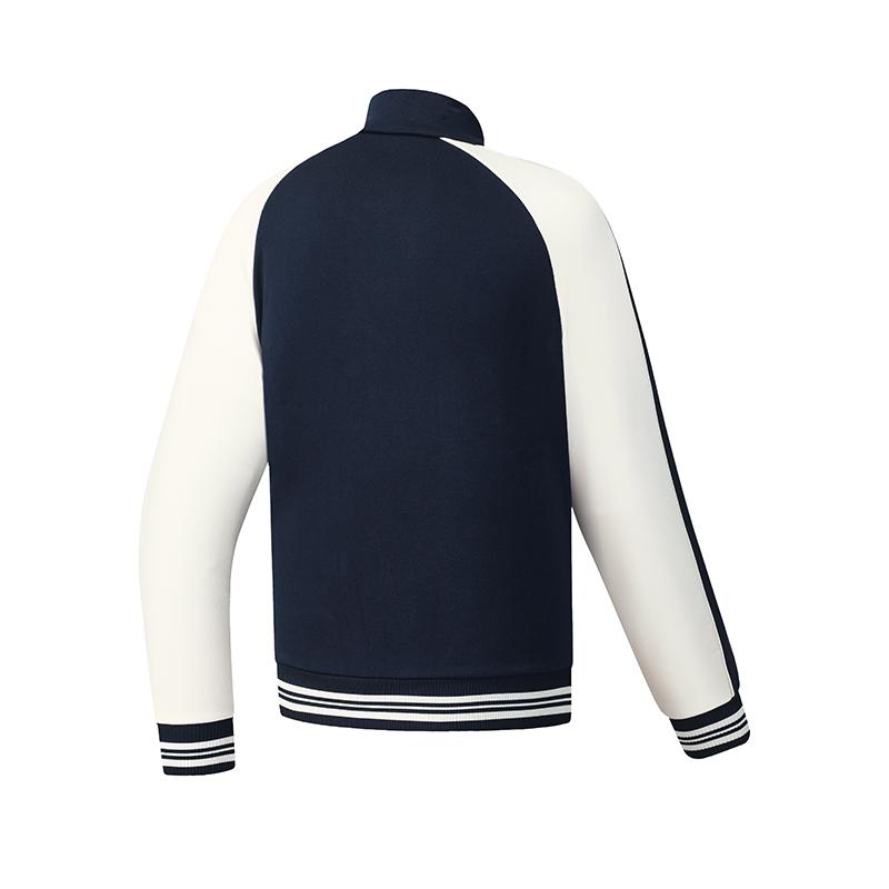 Fila Tennis Classic Retro Sports Casual Tennis Trend Comfortable Versatile Loose Knit Jacket Men Jacket Blue A11M543510FBU