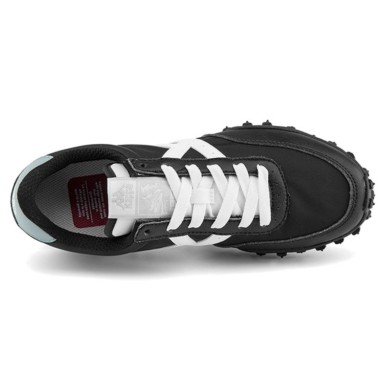 Kappa Retro Slip-Resistant Durable Low-Top Casual Sports Shoes Unisex sneaker Black White K0BY5MM27-990