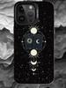 A-astrology Phone Case For iPhone 17 16 15 14 13 12 11 Pro Max Plus Silver Matte Black Cover