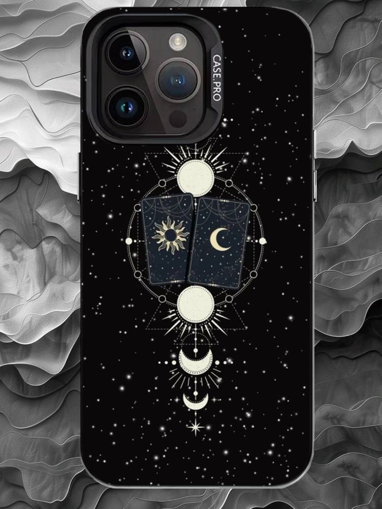 A-astrology Phone Case For iPhone 17 16 15 14 13 12 11 Pro Max Plus Silver Matte Black Cover