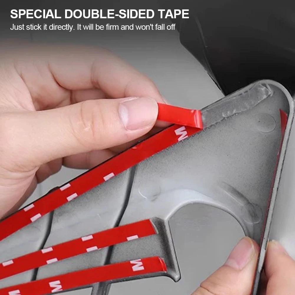 2Pcs Car Side Camera Protection Covers Kit Decoration Sticker Car Accessorie For Tesla Model 3 Highland Moel Y Juniper 2024-2025