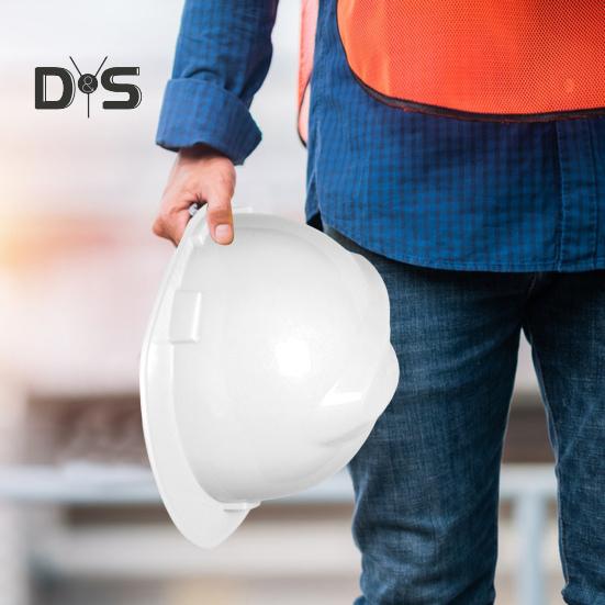 Casco da lavoro Costruzione durevole Alta resistenza Resistente agli urti Antiurto Casco protettivo a visiera intera