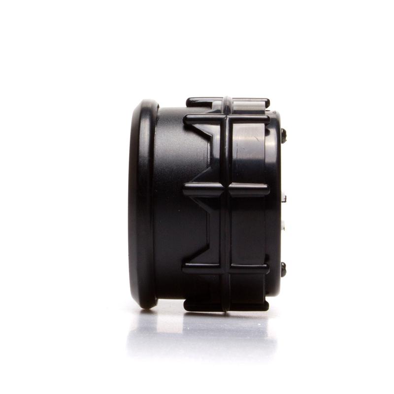 Round Earth 2 Inch Oil Pressure Gauge Racing car Instruments Modification 0-150 Psi With Press Warning Sensor Meter