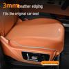 Leopard 5 All-Season Perforated Seat Cover: Full Coverage, Thin Cushion