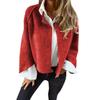 2025 Women's Autumn/Winter Short Loose Cashmere Jacket with Long Sleeves